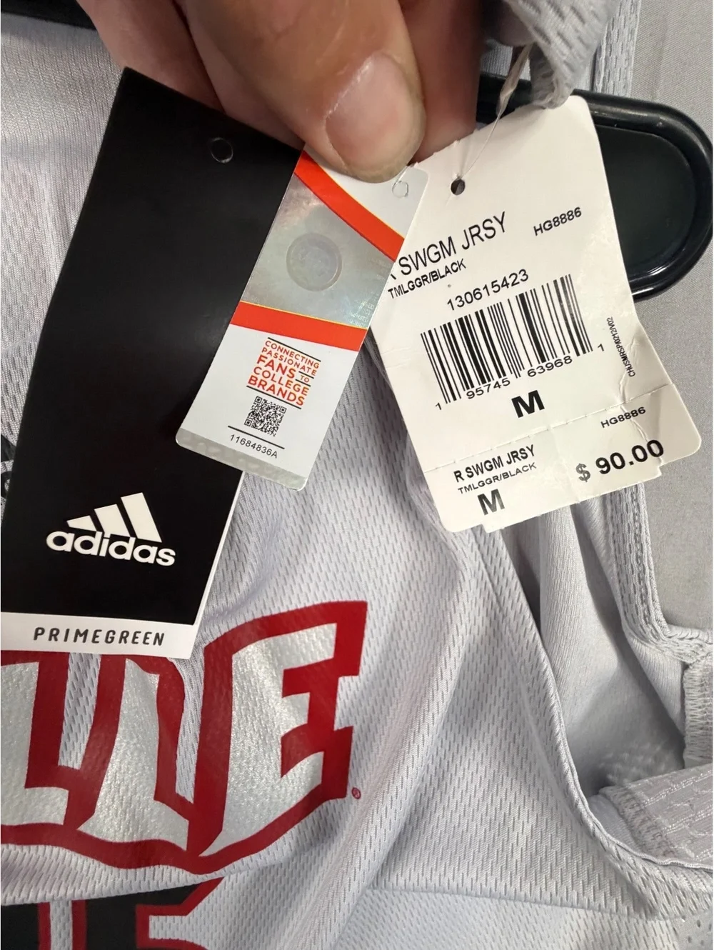 Adidas Louisville Cardinals #45 The Ville Swingman Jersey M